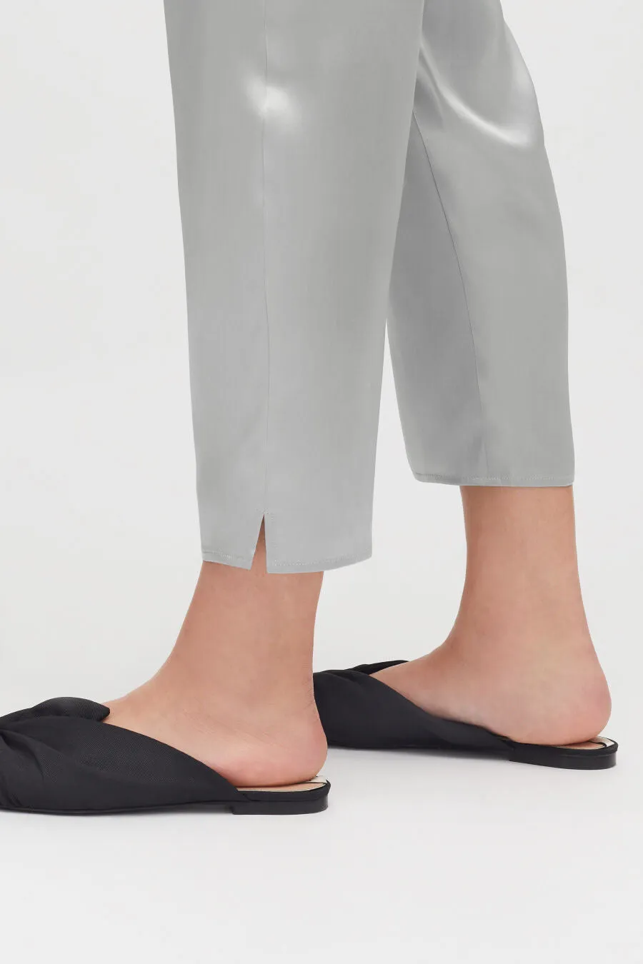 Washable Charmeuse Tapered Pant