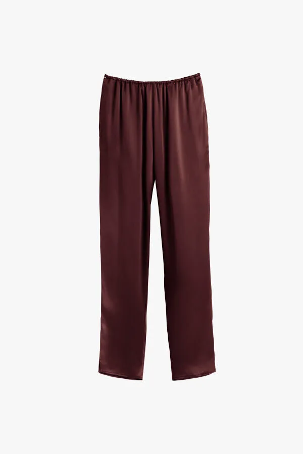 Washable Charmeuse Tapered Pant