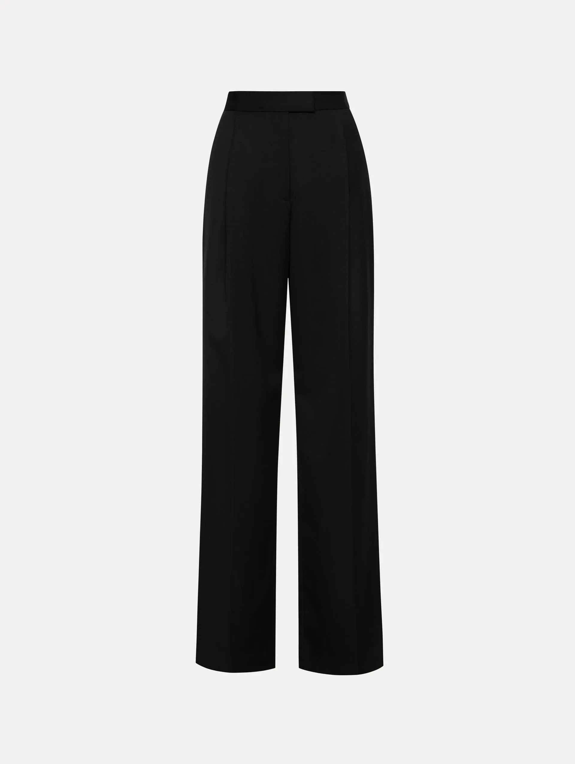 Wide Leg Grain Du Poudre Pant