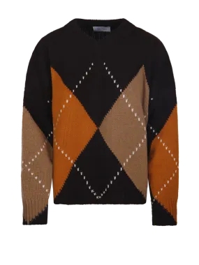 WOMAN BE YOU BROWN CASHMERE LADY85 SWEATER