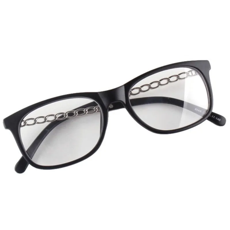 Women Nerd Myopia Eye Glasses Black Frame Clear Lens Eyewear Frames Eyeglasses New PY6 SM6