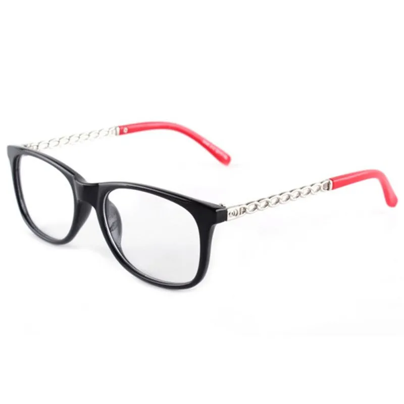 Women Nerd Myopia Eye Glasses Black Frame Clear Lens Eyewear Frames Eyeglasses New PY6 SM6