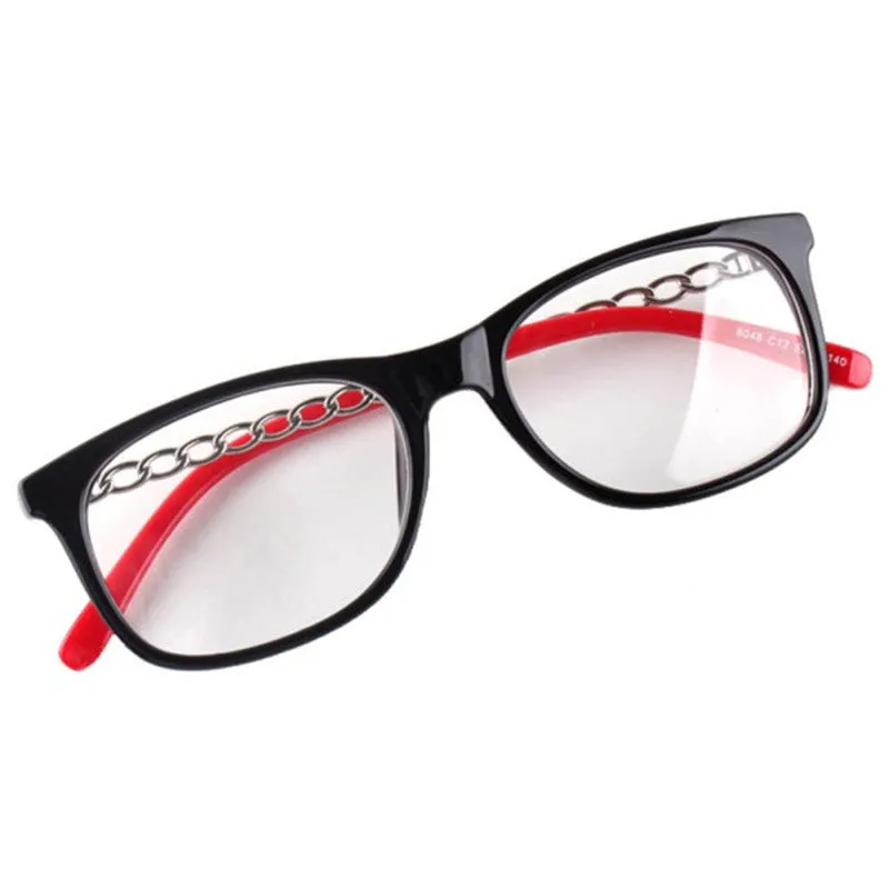 Women Nerd Myopia Eye Glasses Black Frame Clear Lens Eyewear Frames Eyeglasses New PY6 SM6