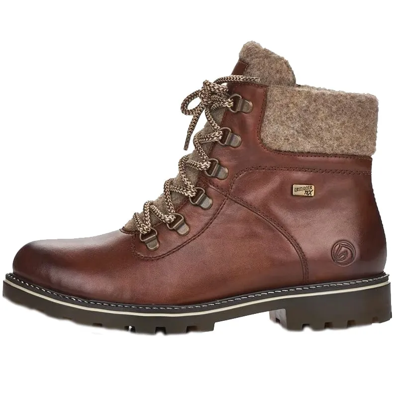 Women’s Remonte D8462 Boot – Brown/Chestnut