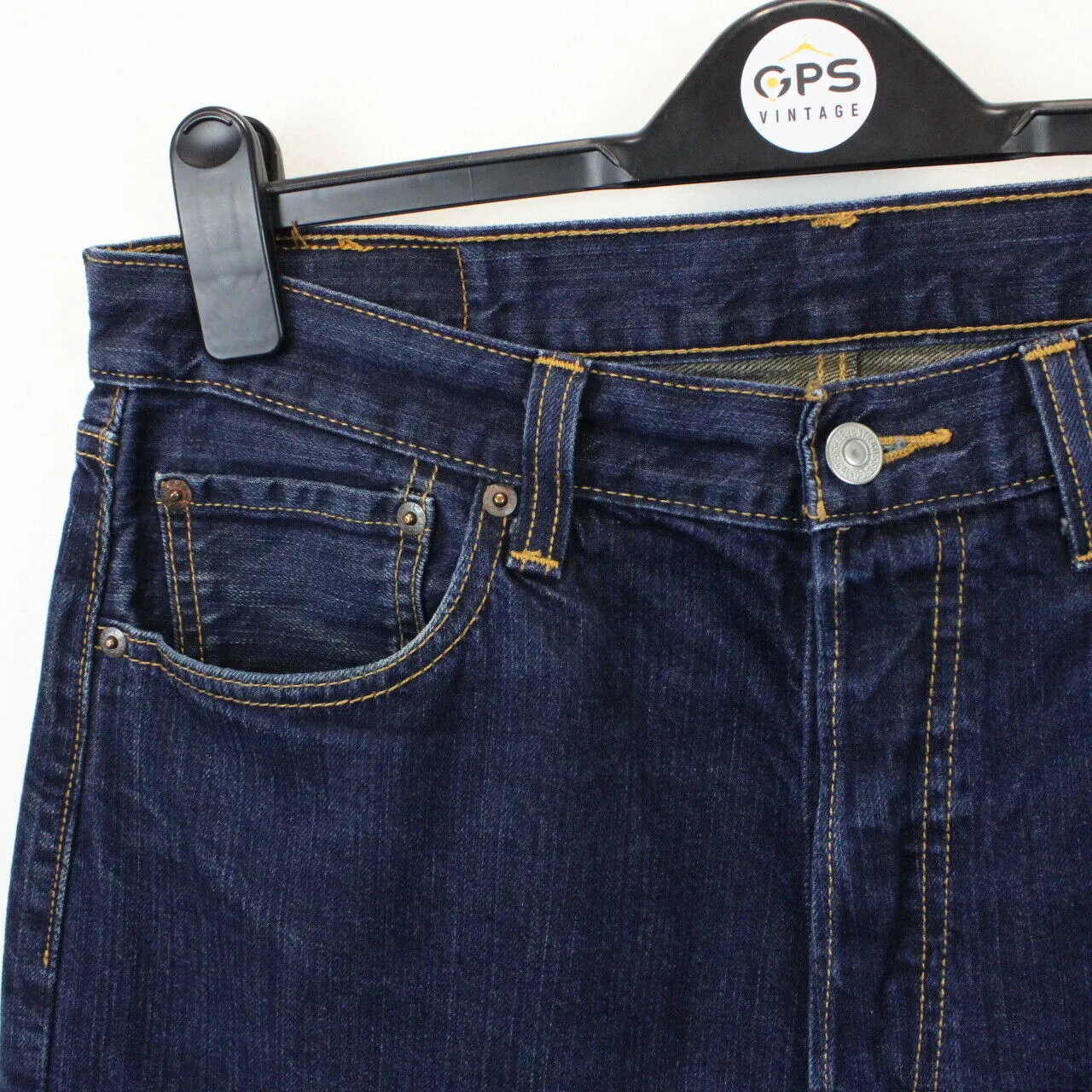 Womens LEVIS 501 Jeans Dark Blue |  W34 L26