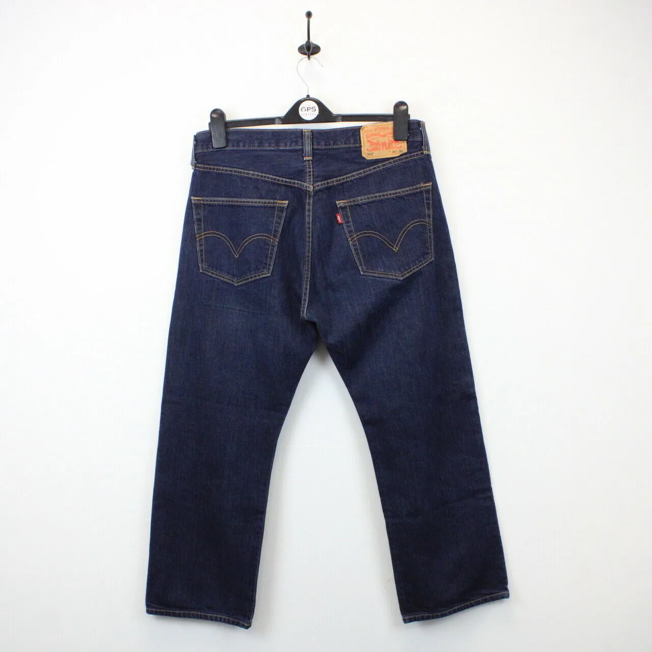 Womens LEVIS 501 Jeans Dark Blue |  W34 L26