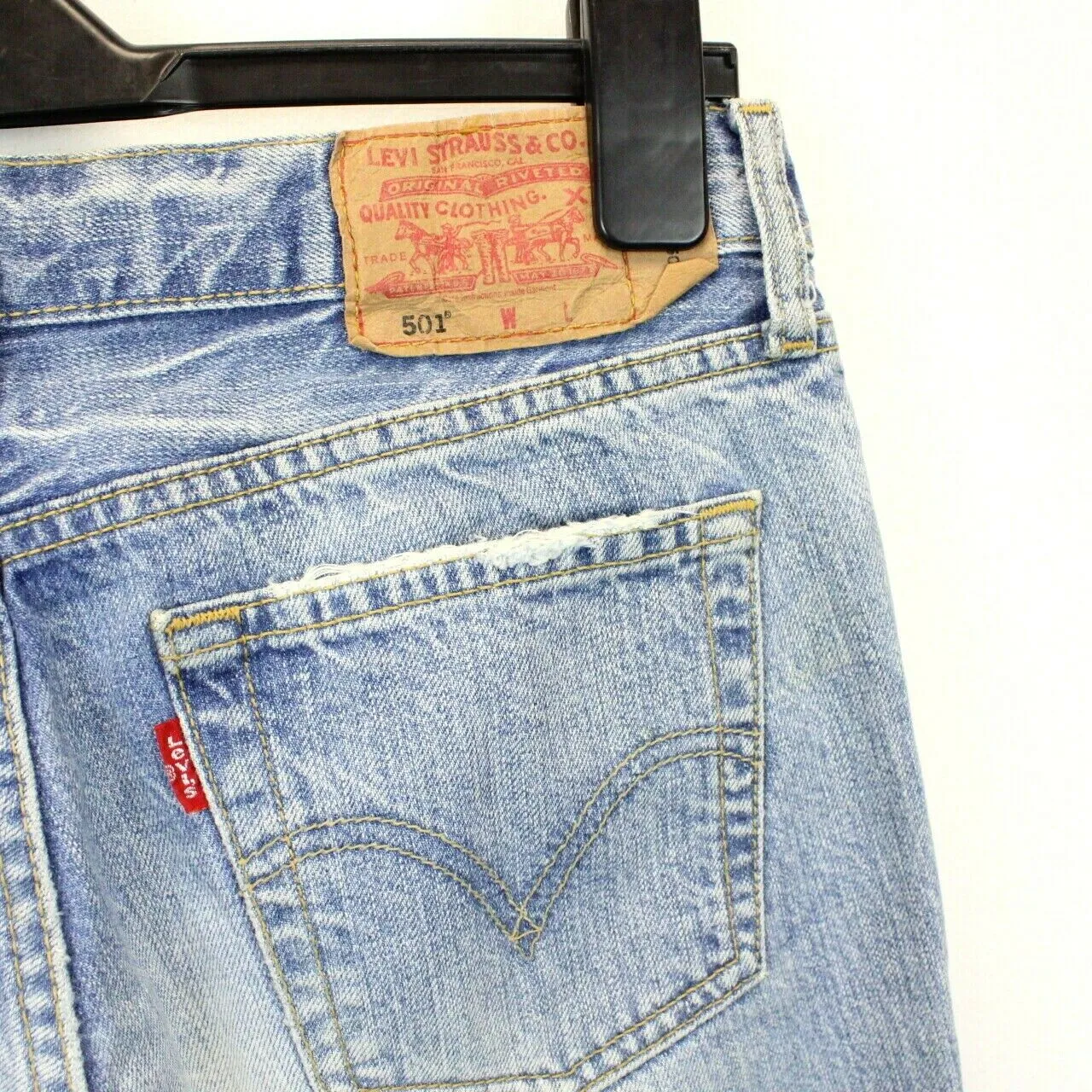 Womens LEVIS 501 Jeans Light Blue | W30 L30