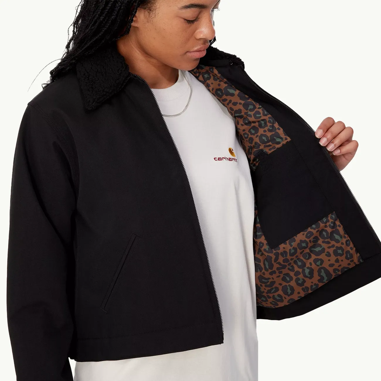 Women's Newkirk Jacket - Black/Camo Leo/Tamarind