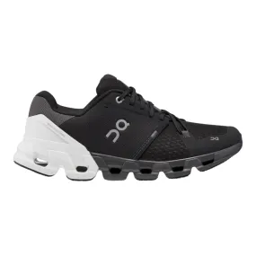 Women's On Cloudflyer 4, Black/White, 7 B Medium