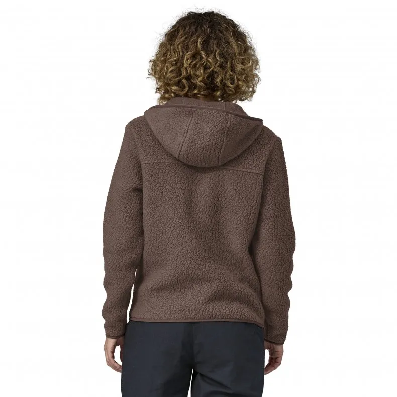 Women's Patagonia Retro Pile Fleece Hoody (Dusky Brown)