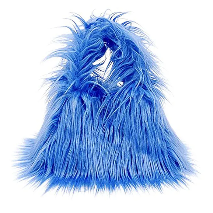 Y2K Style Fuzzy Mini Bag